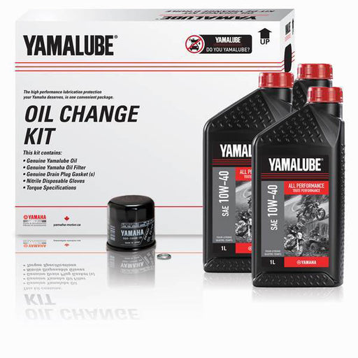 Yamalube 10W-40 Motorcycle All Performance Oil Change Kit (3L)